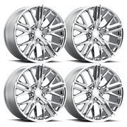 ZL1 Camaro Multi Spoke Reproduction Wheel Set - Chrome