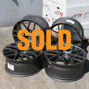 2010-2014 Camaro "Nurburgring" Wheels (Set) : Matte Gunmetal 20x9-20x10.5 - USED