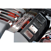 2010-2013 Camaro Stainless Carbon Fiber \"Tribal Flame\" Factory Fuel