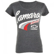Camaro Ladies V-Neck T-shirt : Gray