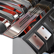 Camaro - Polished Stainless Steel w-Carbon Fiber "SS" - Factory Fuel Rail Cover Trim