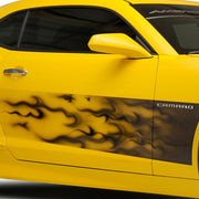 2010-2015 Camaro Gradient Flame Side Sport Fade 2pc.
