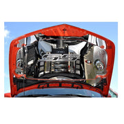 2010-2013 Camaro Hood Panel Emblem with Brushed Carbon Fiber "SS"