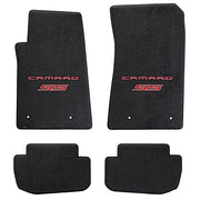 Camaro SS Floor Mats 4 Pc. Set (Red Lettering & SS Logo)