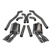 2012-2015 Camaro ZL1 Coupe 3.0" Cat Back Exhaust w- Twin 4" Tips