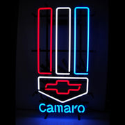 Camaro 5 Red, White & Blue Neon Sign