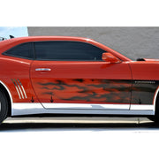 2010-2013 Camaro Rocker Panel Deluxe Kit Polished 6Pc