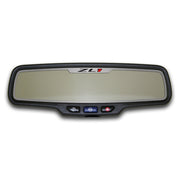 Camaro Rear View Mirror Trim "ZL1" Style Brushed Rectangle