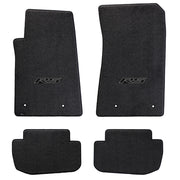 Camaro RS Floor Mats 4 Pc. Set (Black Logo)