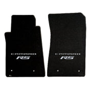Camaro Floor Mats 2 Pc. Set (Silver Lettering & RS Logo)