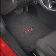 2016+ Camaro Floor Mats 4 Pc. Set (Red SS Logo)