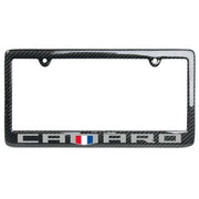 2016-17 Camaro 6th Gen Carbon Fiber Lience Frame w-Camaro & Badge
