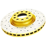 DBA Drilled & Slotted Rear Brake Rotors 5th Gen Camaro V6