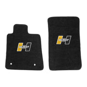 6th Gen Camaro HURST logo Black with Gold floor mats