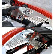 Camaro Inner Fender Covers w-Fuse Box Cover 10 Pc. (Set) - Perforated Polished Stainless Steel
