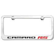 Camaro RS License Frame : Chrome Plated