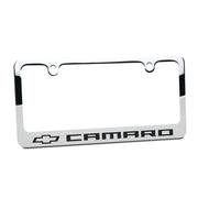 Chevy Bowtie Camaro License Frame : Chrome