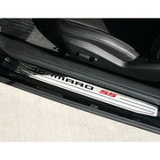 Camaro Door Sill Plates - Camaro SS Billet Aluminum : Chrome