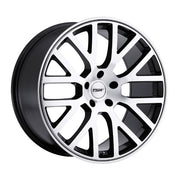 Donington Camaro Wheels - Gunmetal w- Machined Cut Face & Gunmetal Stripe 20x8.5-20x10