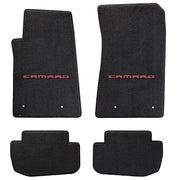 Camaro Floor Mats 4 Pc. Set (Red Lettering)