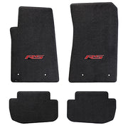 Camaro RS Floor Mats 4 Pc. Set (Red Logo)