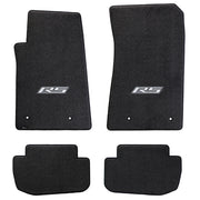 Camaro RS Floor Mats 4 Pc. Set (Silver Logo)