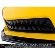 2010-2013 Camaro Shark Tooth Lower Front Grille V8 - Black Stealth
