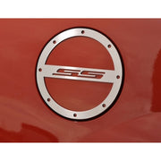 Camaro Fuel Door Trim- Gas Cap Cover - "SS" script