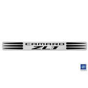 2010-2015 Camaro ZL1 Logo Door Sills - Billet Aluminum : Two-Tone