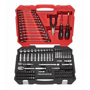 BOXO USA 122-Piece Metric 1/4" & 3/8" Drive 6-Point Socket & Open End Wrench Set