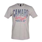 Camaro Super Sport American Muscle T-shirt : Grey