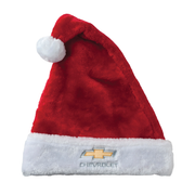 Chevrolet Santa Hat w- Embroidered Gold Chevy Bowtie