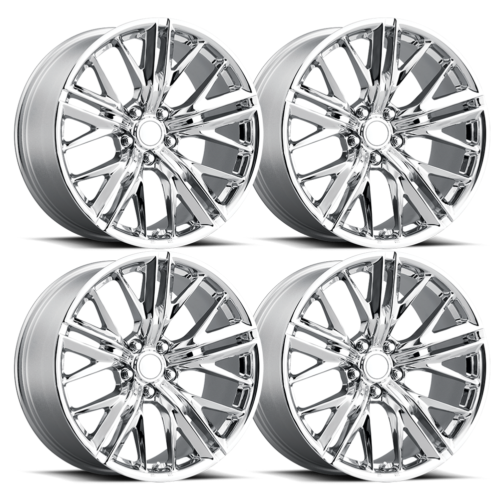 ZL1 Camaro Multi Spoke Reproduction Wheel Set - Chrome On Sale |West ...