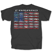 Camaro Flag T-Shirt : Dark Gray
