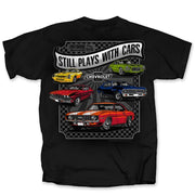 Camaro / Chevrolet Still Plays With Cars T-Shirt : Black