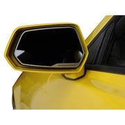 Camaro Side View Mirror Trim "SUPERCHARGED" Style Brushed 2Pc