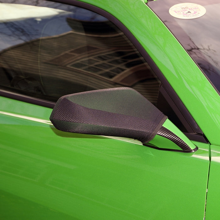 thumbnail image 2 of NoviStretch Camaro 5th Gen Front End & Mirror Bra – High-Tech Stretch Mask Combo (Black) 2 of 6