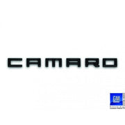 Camaro Emblem Adhesive Letters - Matte Black