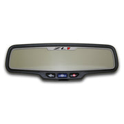Camaro Rear View Mirror Trim "ZL1" Style Brushed Rectangle