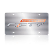 Stainless Steel License Plate - Camaro FiftyBadge