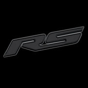 Camaro RS Badges Billet Aluminum - Black